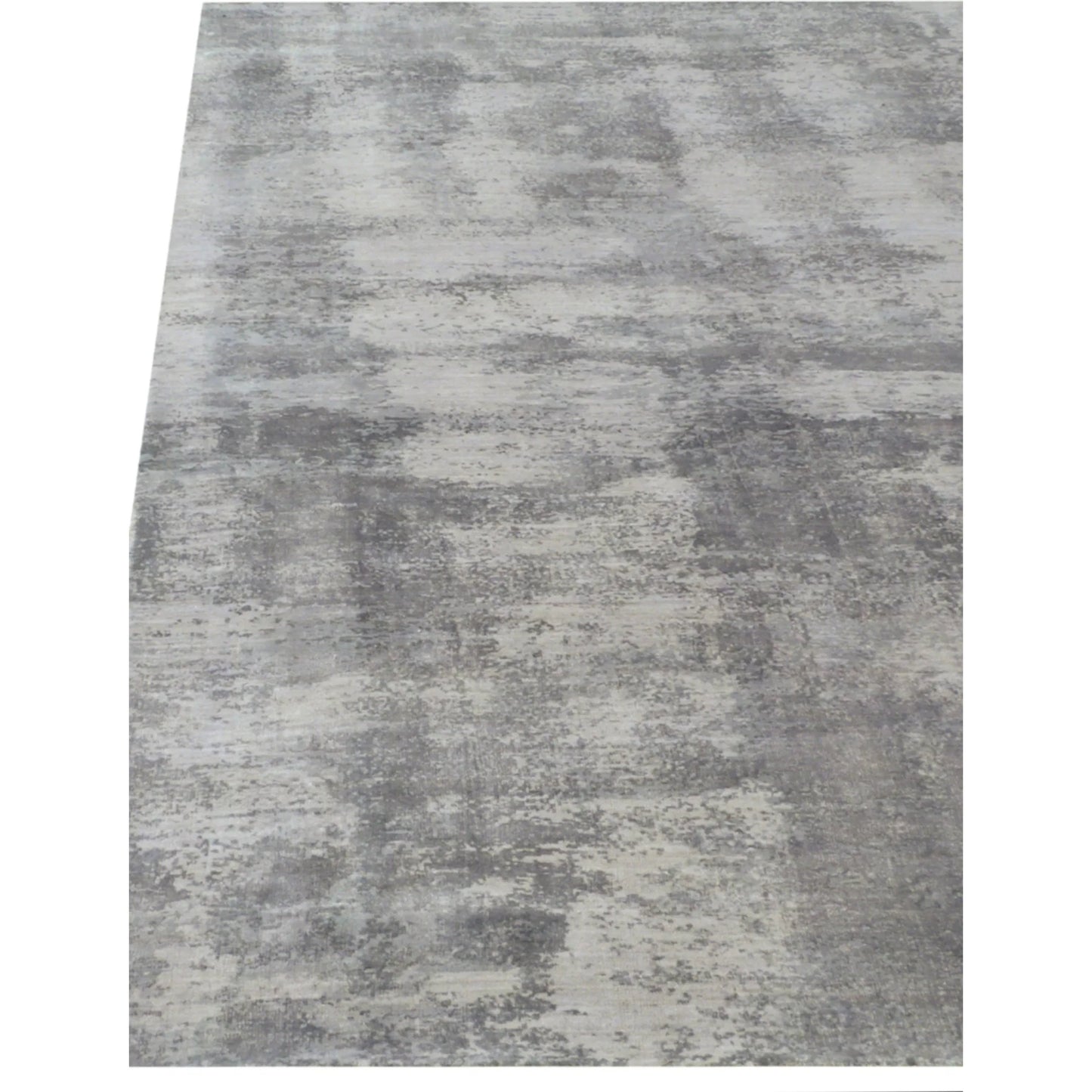 039 SI-2383755 | Closeup | Antolini Area Rug by Exquisite Rugs in gray. Made from bamboo silk in a unique style.