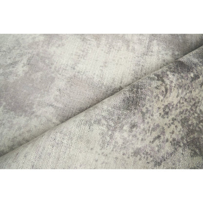 Antolini Area Rug by Exquisite Rugs in gray. Made from bamboo silk in a unique style.