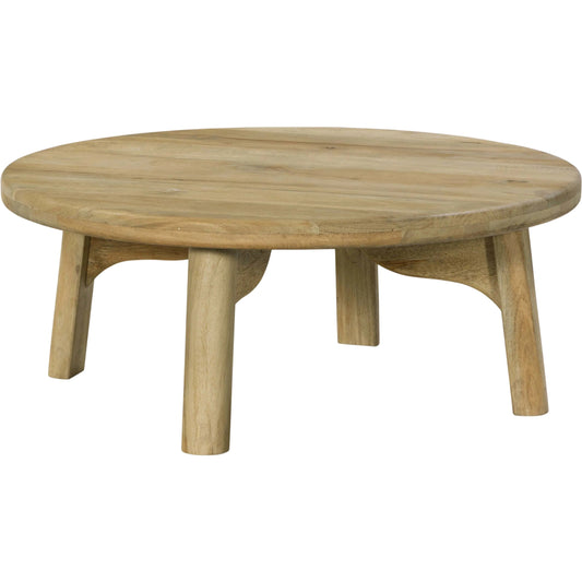 Daley Coffee Table by Four Hands in light natural mango. Made from solid mango in a transitional style.