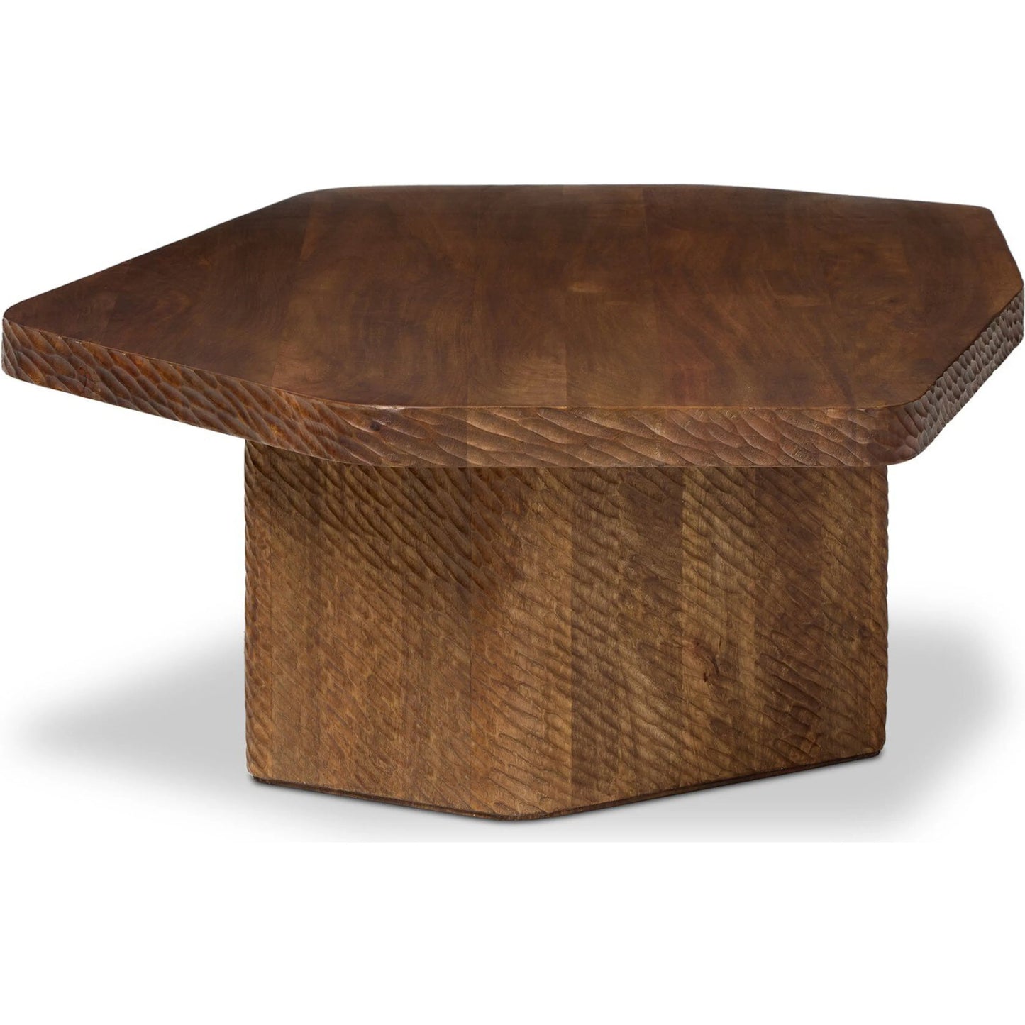 003 SI-2531669 | Additional Silo | Nella Coffee Table by Four Hands in warm chestnut, carved warm mango. Made from solid mango in a unique style.