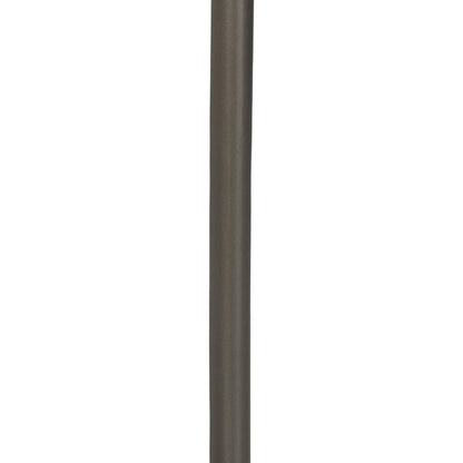 Pixie End Table by Four Hands in grey stripe travertine, light antique pewter. Made from solid travertine, iron in a unique style.