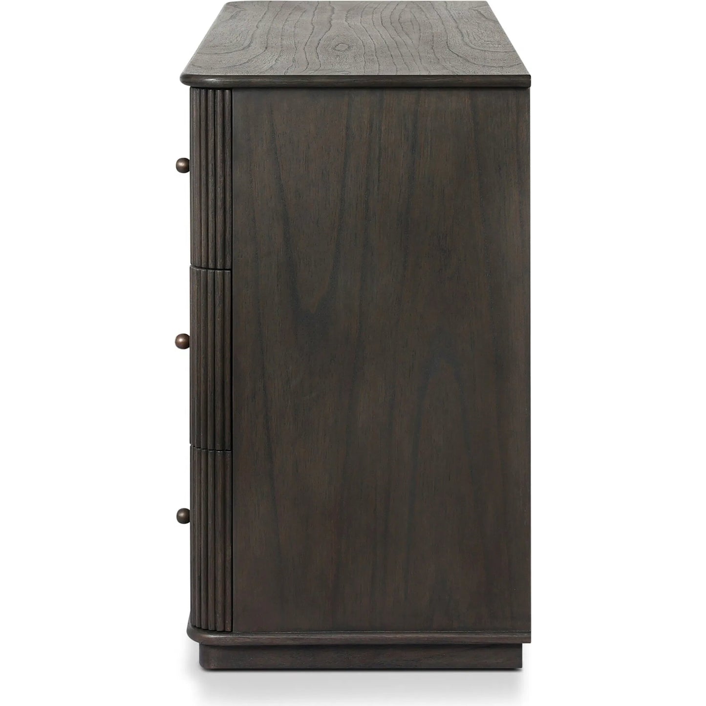 001 SI-2635233 | Additional Silo | Ona 6-Drawer Dresser by Four Hands in smoked black mindi, smoked black mindi veneer. Made from solid mindi, mindi veneer in a unique style.