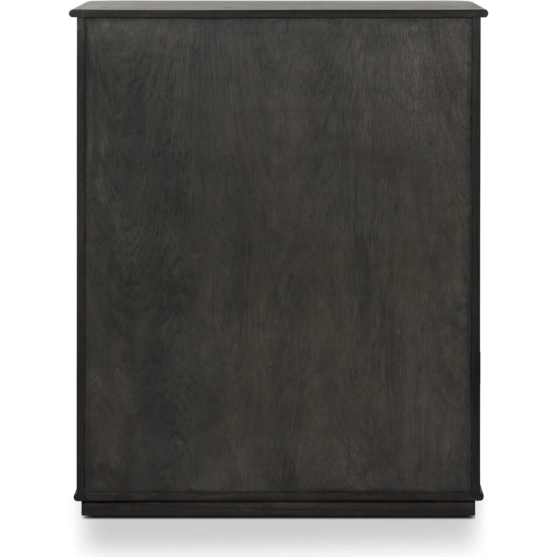 Ona Tall Dresser by Four Hands in smoked black mindi, smoked black mindi veneer. Made from solid mindi, mindi veneer in a unique style.