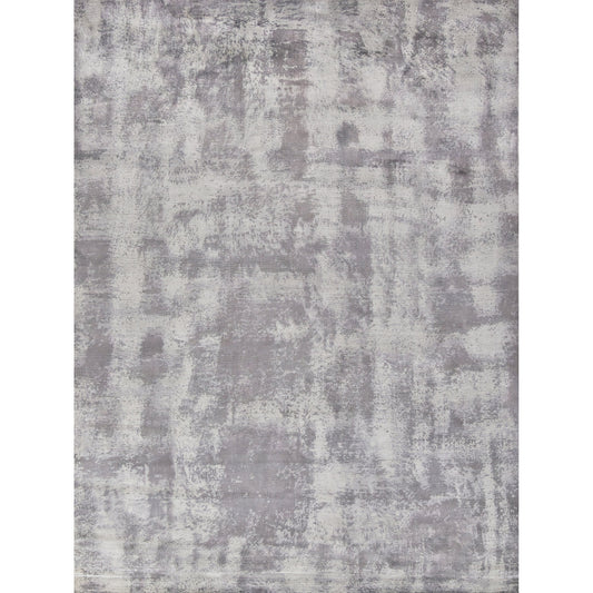 Antolini Rug - Gray by Exquisite Rugs in gray. Made from bamboo silk, cotton in a unique style.