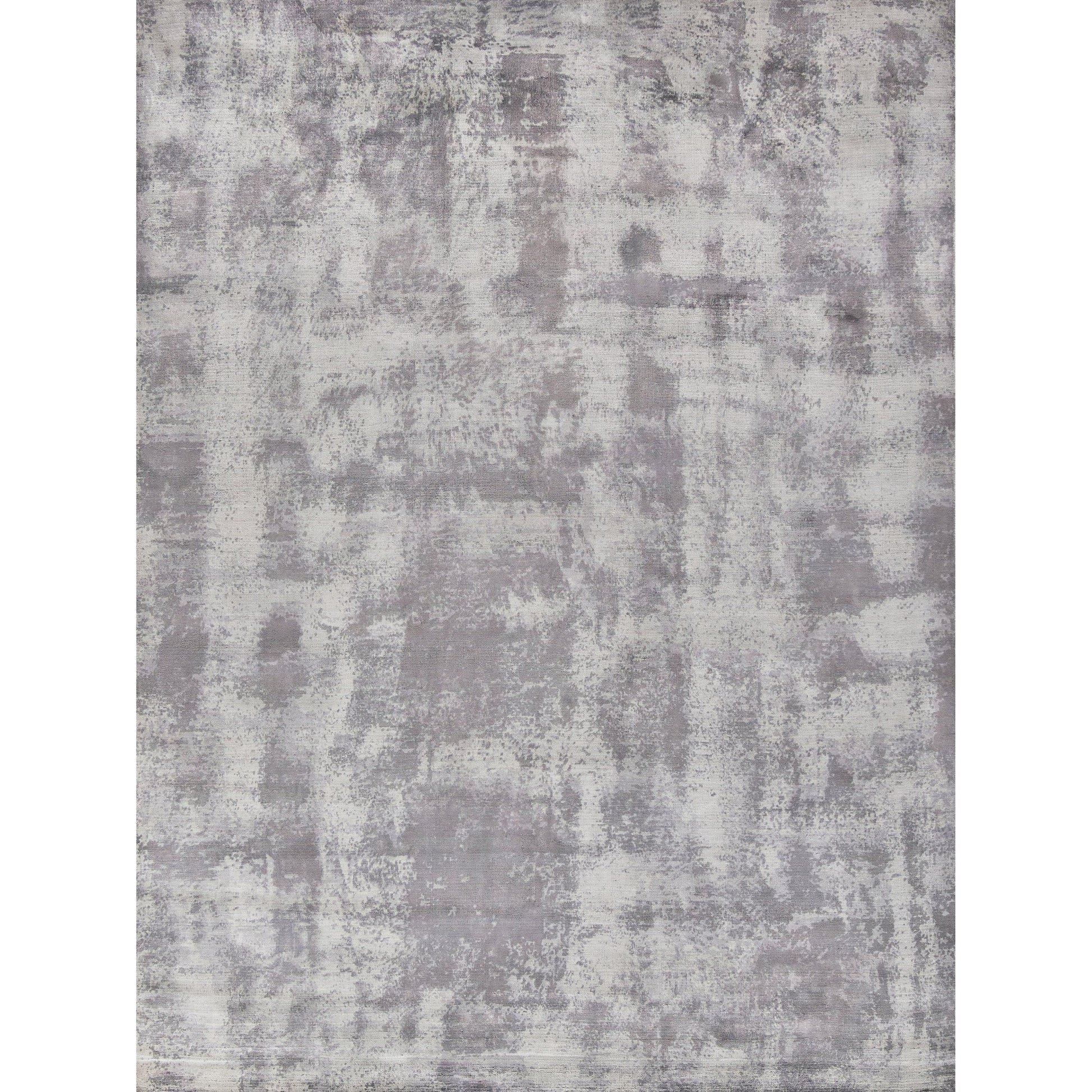 Antolini Area Rug by Exquisite Rugs in gray. Made from bamboo silk in a unique style.