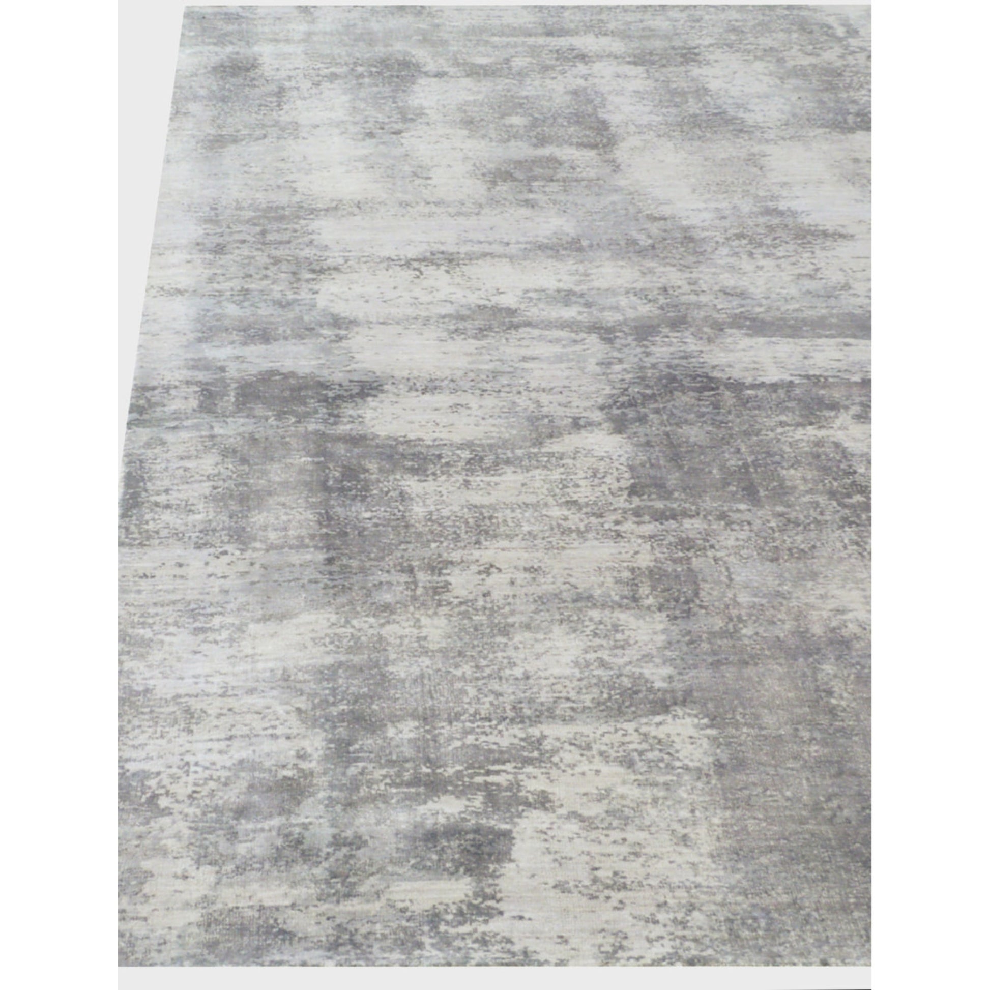 Antolini Area Rug by Exquisite Rugs in gray. Made from bamboo silk in a unique style.