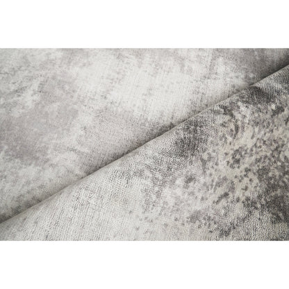 Antolini Area Rug by Exquisite Rugs in gray. Made from bamboo silk in a unique style.