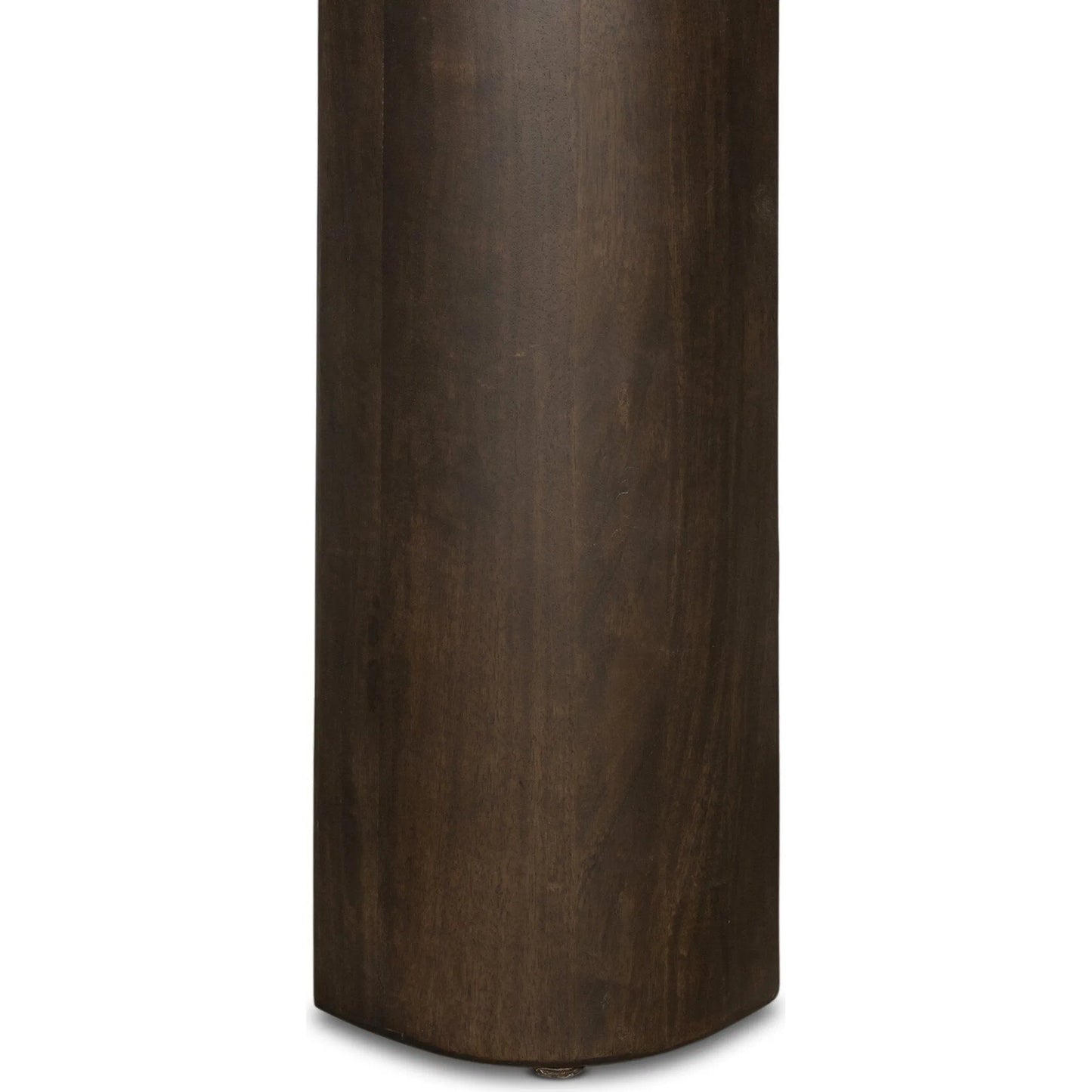 009 SI-2531704 | Closeup | Sono Dining Table by Four Hands in espresso mango veneer. Made from thick mango veneer, solid mango in a unique style.