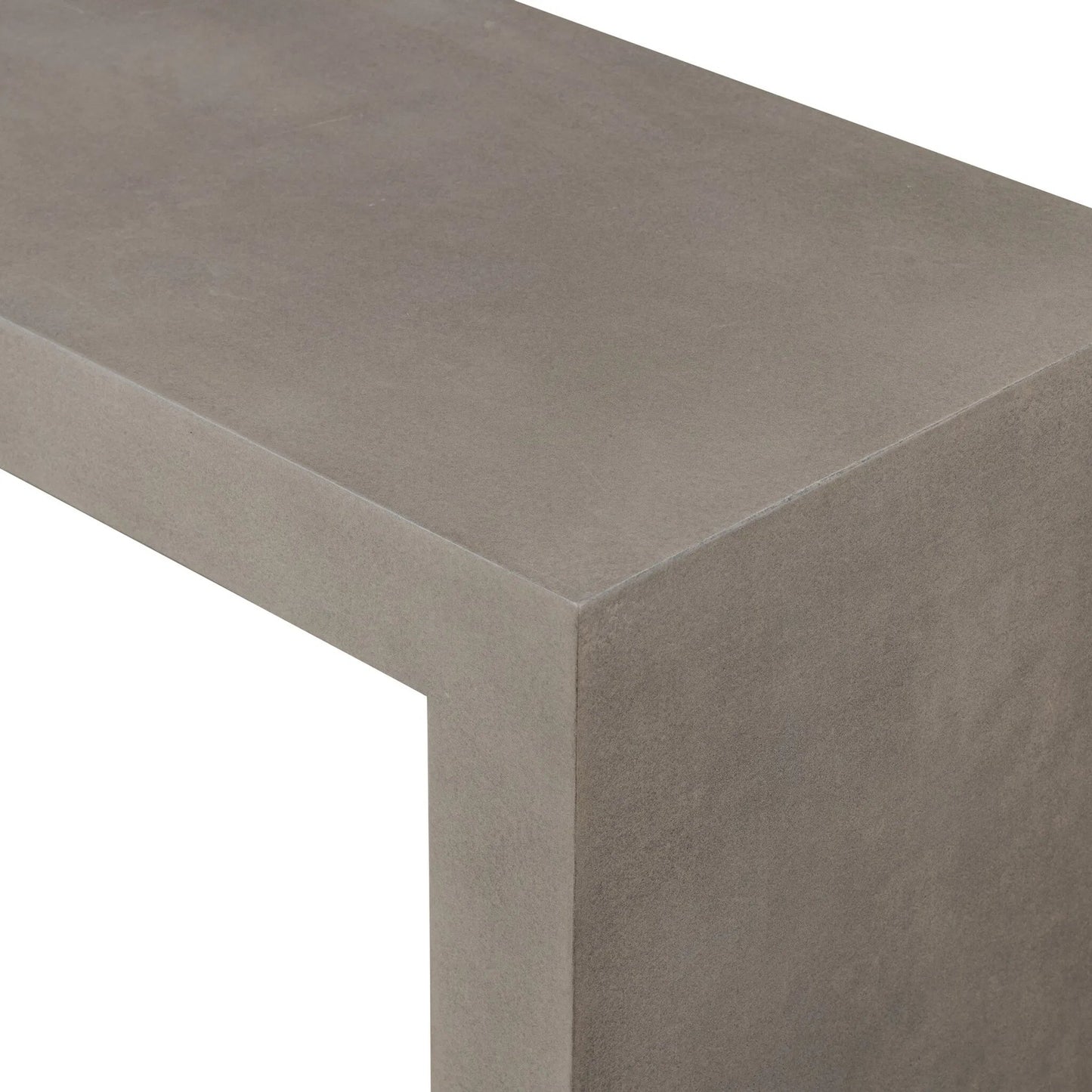 010 SI-2473277 | Closeup | Parish Outdoor Console Table by Four Hands. Made from solid concrete in a unique style.