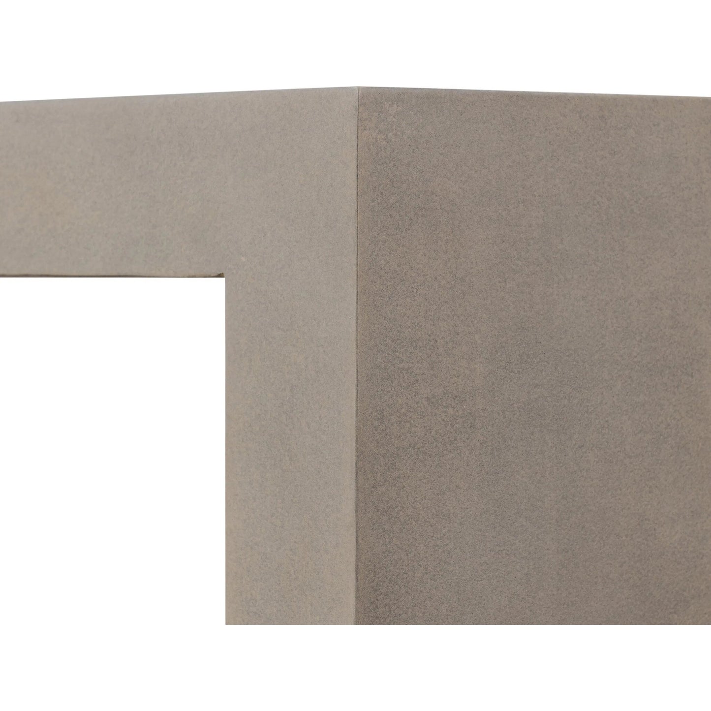 011 SI-2473277 | Closeup | Parish Outdoor Console Table by Four Hands. Made from solid concrete in a unique style.