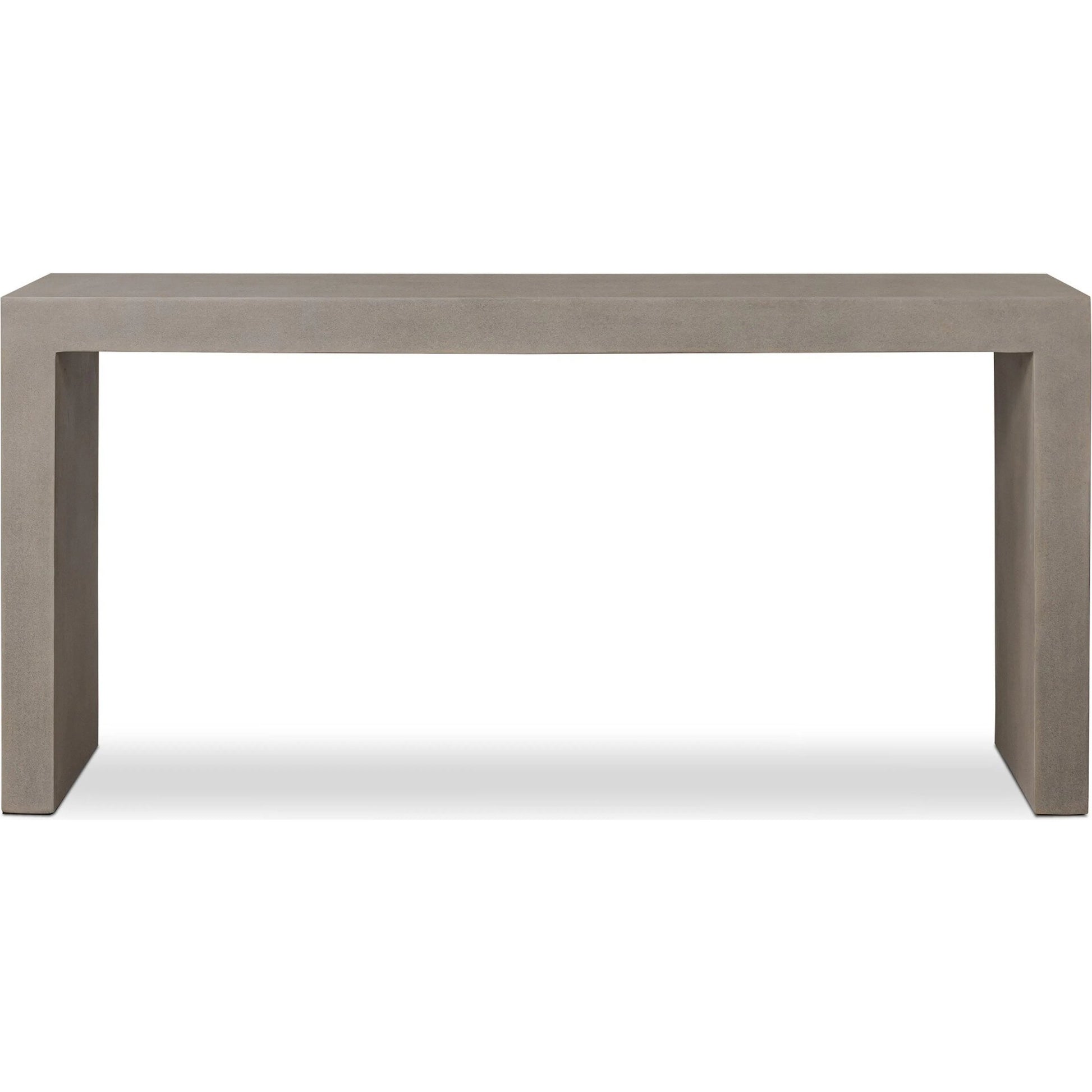 Parish Outdoor Console Table by Four Hands. Made from solid concrete in a unique style.