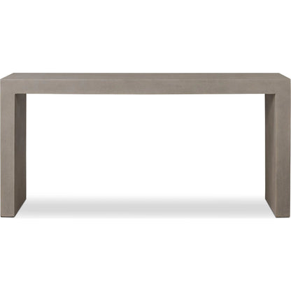 Parish Outdoor Console Table by Four Hands. Made from solid concrete in a unique style.