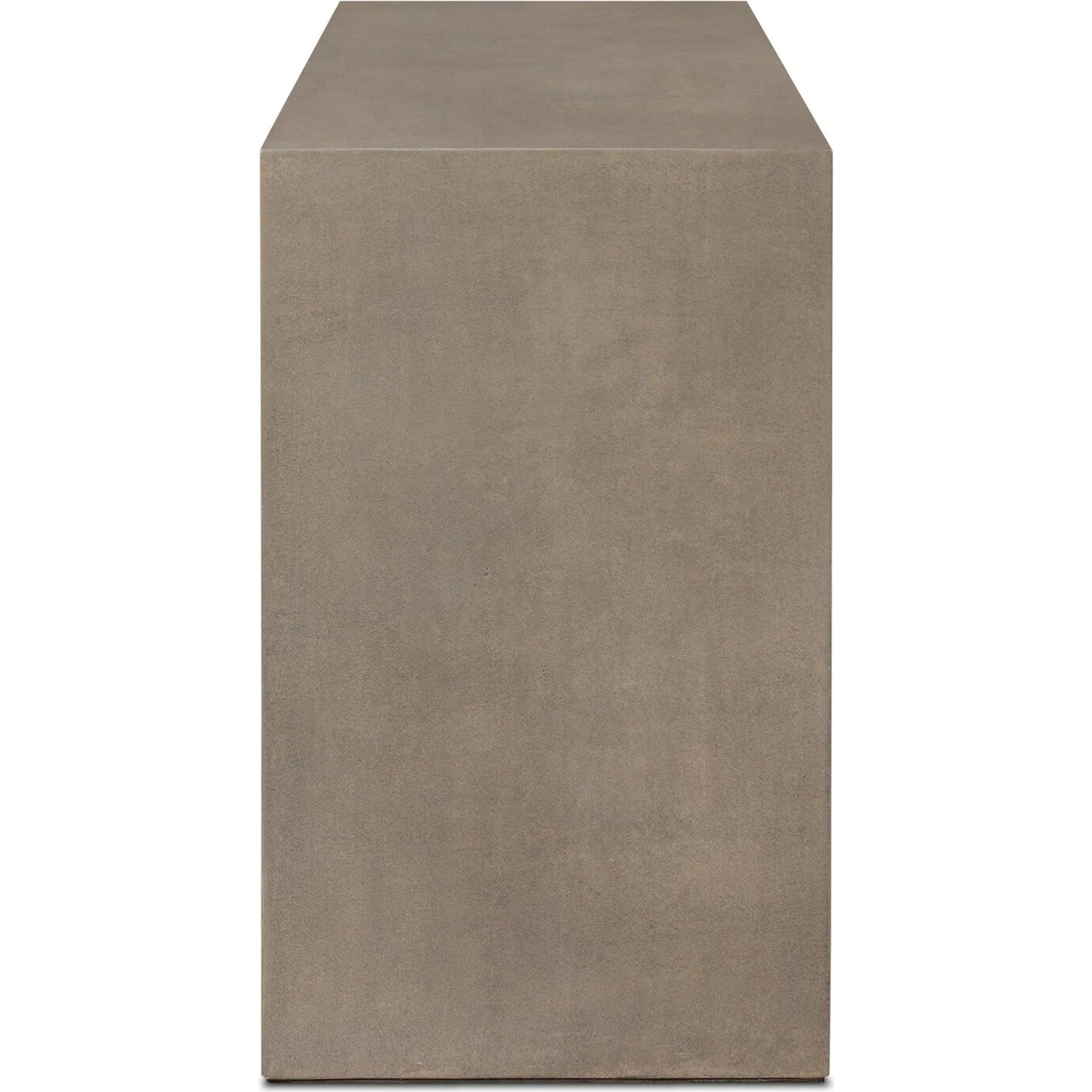 Parish Outdoor Console Table by Four Hands. Made from solid concrete in a unique style.