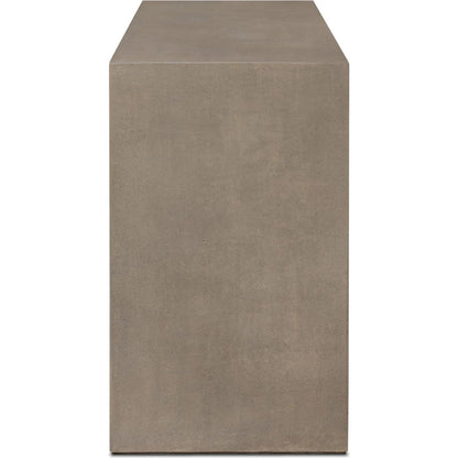 Parish Outdoor Console Table by Four Hands. Made from solid concrete in a unique style.