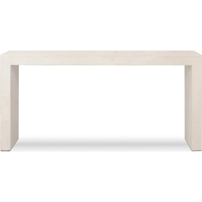 Parish Outdoor Console Table by Four Hands. Made from solid concrete in a unique style.