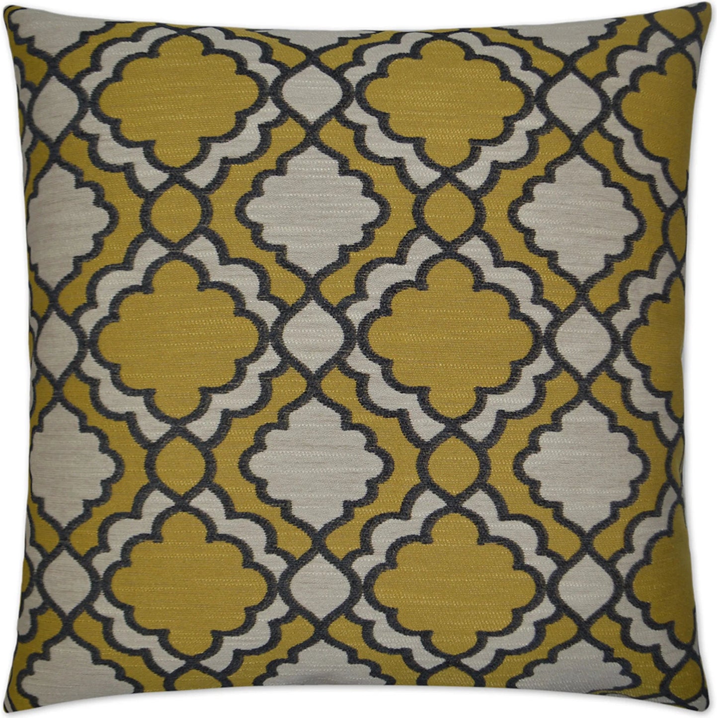 001 SI-2382430 | Primary Silo | Taylor Pillow by DV Kap Home in gold. Made from 44% polyester, 27% rayon, 29% cotton in a eclectic & global style.