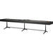 District Eight Large Shuffleboard Table by Four Hands. Made from solid oak, top grain leather, cast iron in a transitional style.