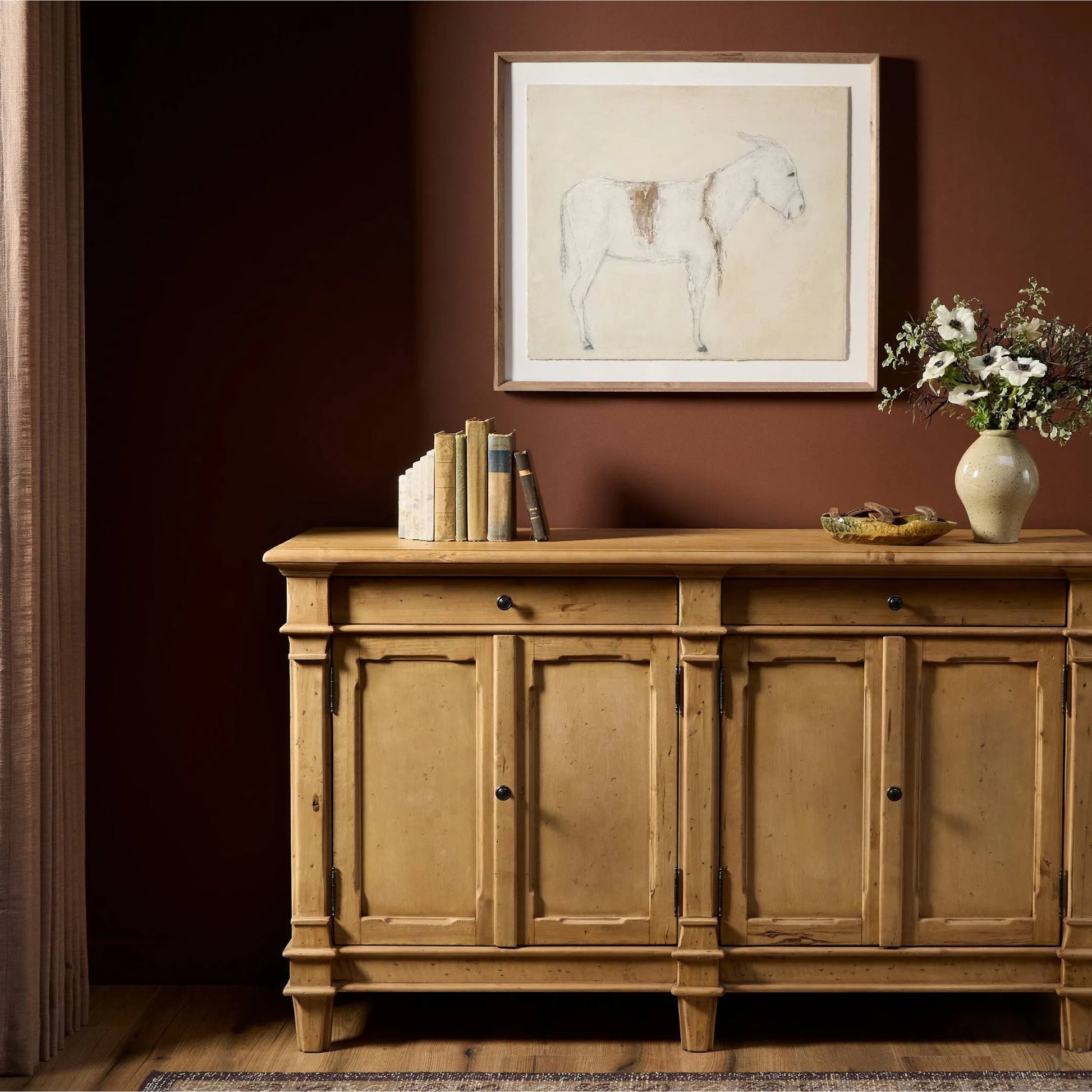 Burro Bestow by Paul Meyer by Four Hands. Made from textured fine art paper in a unique style.