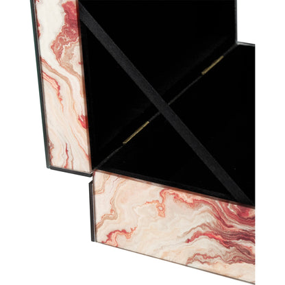 Interstellar Box Set by Currey and Company in dark green. Made from glass, paper, engineered wood in a modern style.