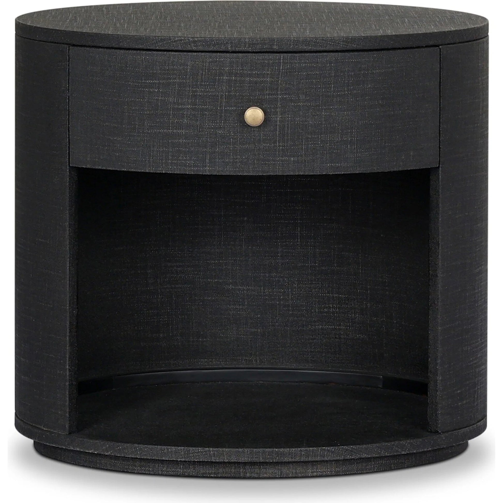 Amelia Oval One Drawer Nightstand by Four Hands. Made from unique in a transitional style.