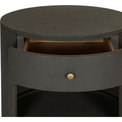 Amelia Oval One Drawer Nightstand by Four Hands. Made from unique in a transitional style.