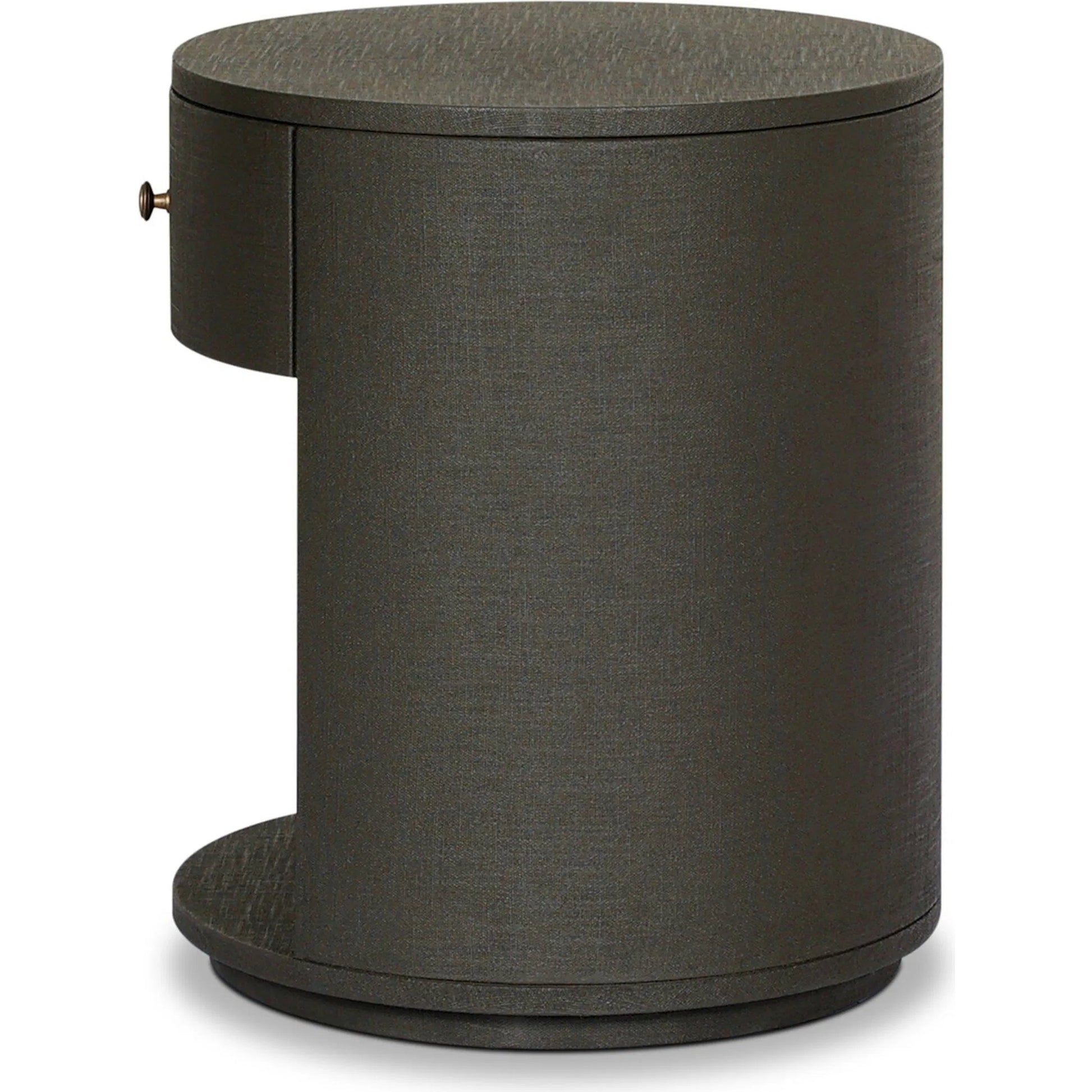 Amelia Oval One Drawer Nightstand by Four Hands. Made from unique in a transitional style.