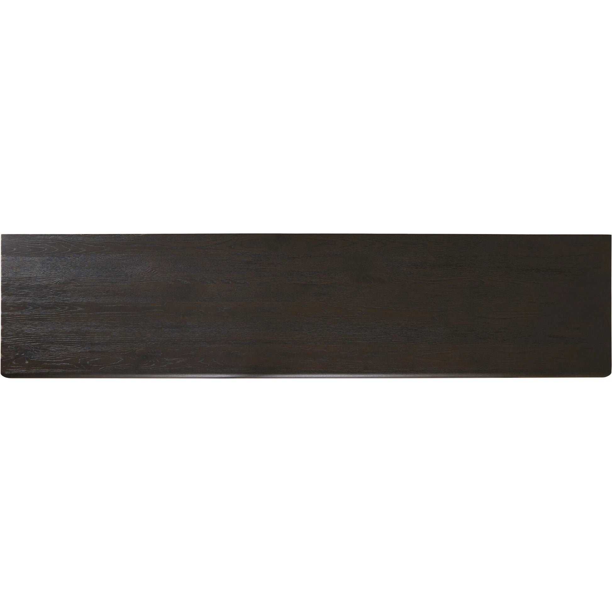 Zaki Sideboard by Four Hands in smoked black veneer, smoked black solid. Made from oak veneer, solid oak in a unique style.