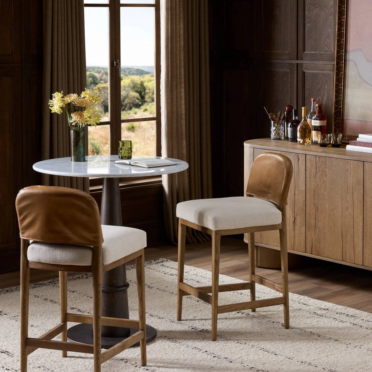 022 SI-2628299 | Lifestyle | Ryver Stool by Four Hands. Made from unique in a unique style.