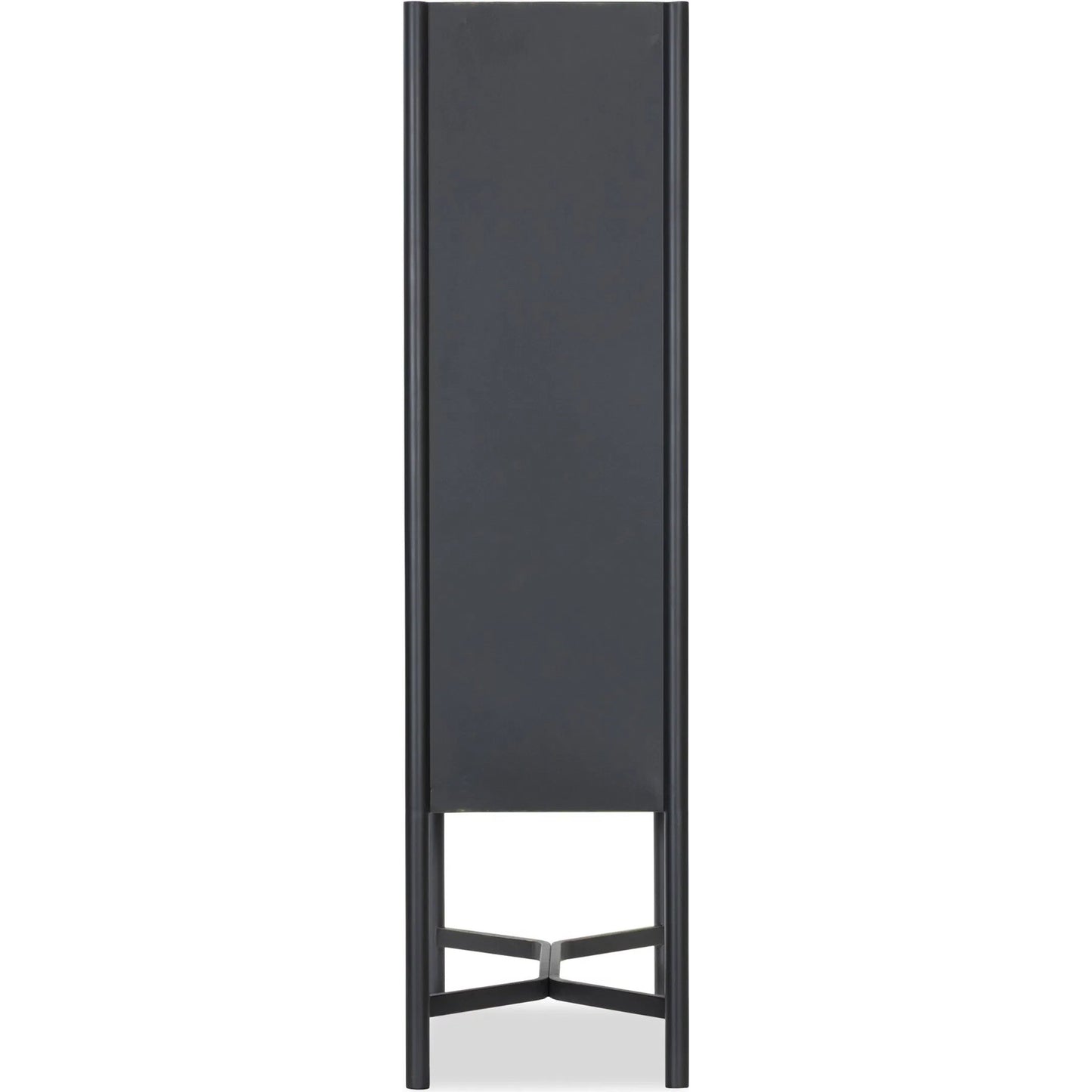 003 SI-2531699 | Additional Silo | Saxon Cabinet by Four Hands in brushed bronze patina, tempered glass. Made from iron, tempered glass in a unique style.