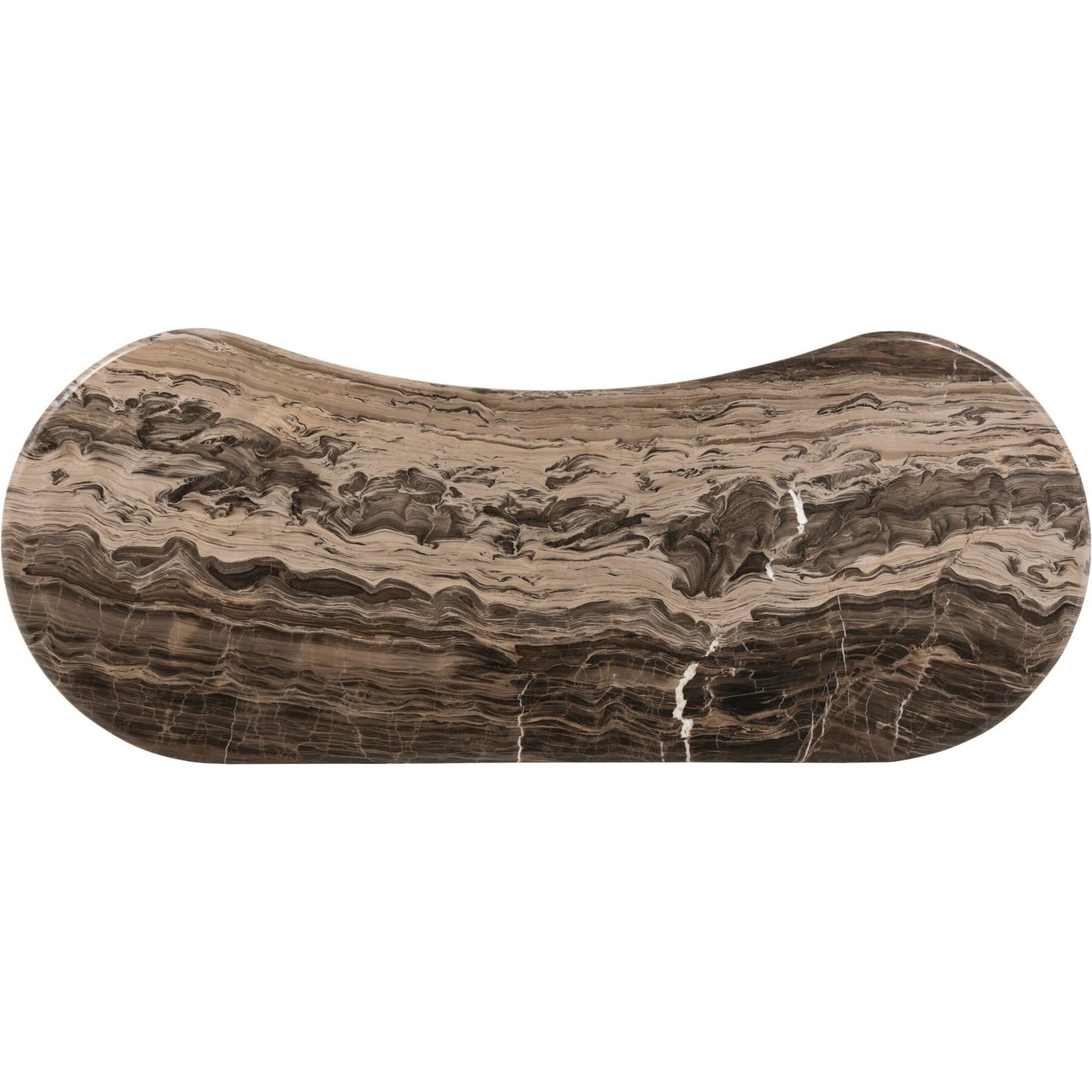 003 SI-2531682 | Additional Silo | Ponce Desk by Four Hands in rocky brown marble. Made from solid marble in a unique style.