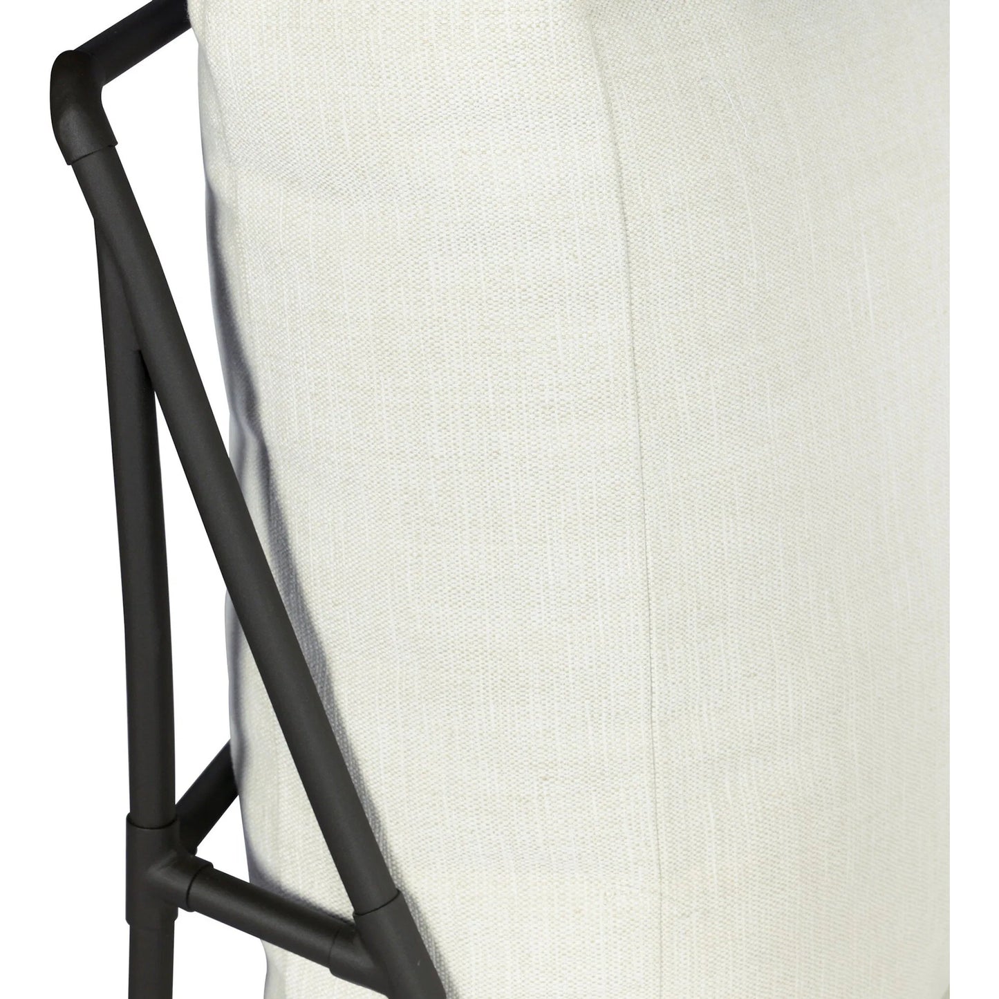 007 SI-2531617 | Closeup | Enola Outdoor Swivel Chair by Four Hands in vergo cream, bronze steel. Made from 100% polyester, steel in a unique style.