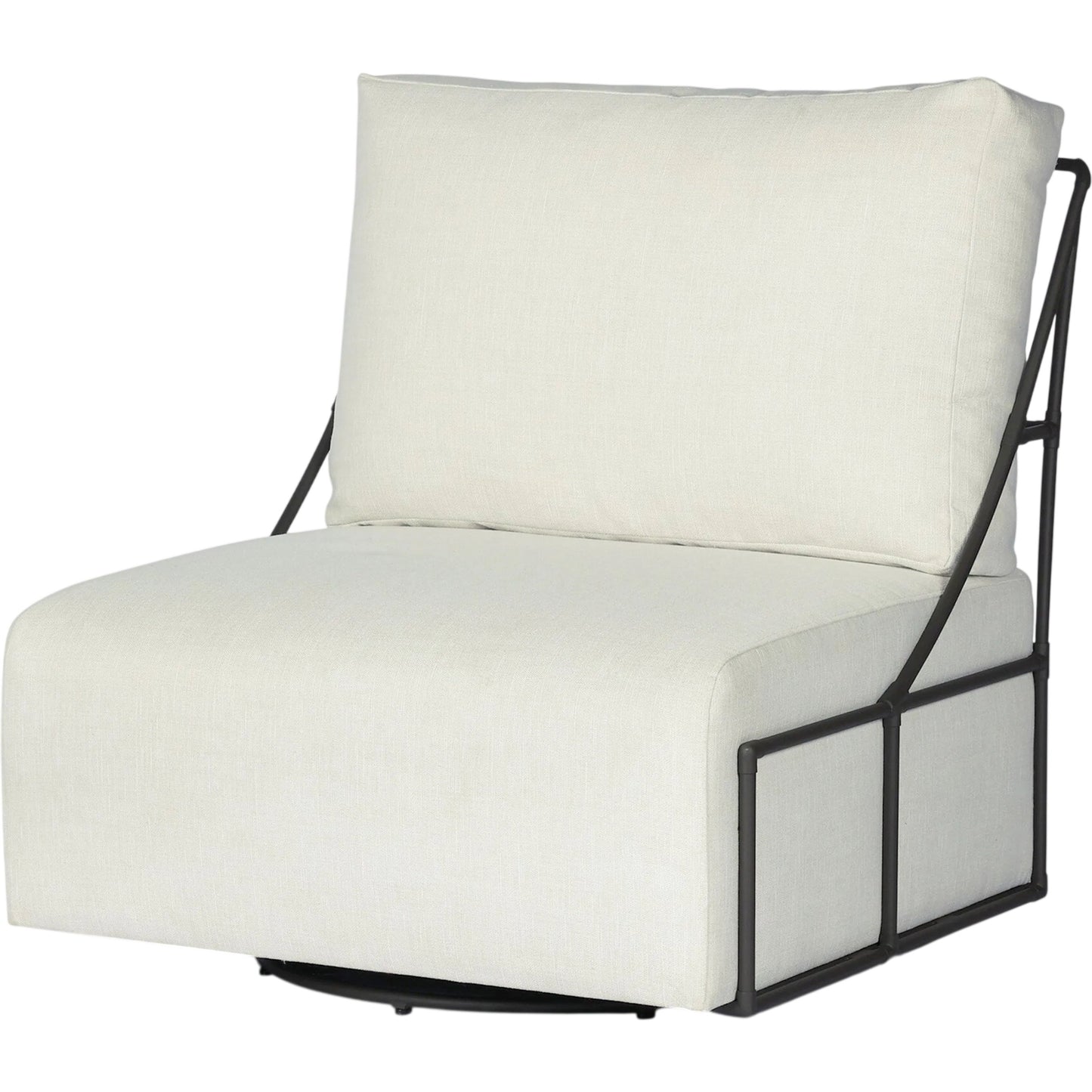 001 SI-2531617 | Primary Silo | Enola Outdoor Swivel Chair by Four Hands in vergo cream, bronze steel. Made from 100% polyester, steel in a unique style.