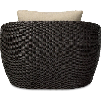 Cyra Outdoor Swivel Chair by Four Hands in alessi buff, java weave. Made from 100% polypropylene, 100% polyethylene in a unique style.