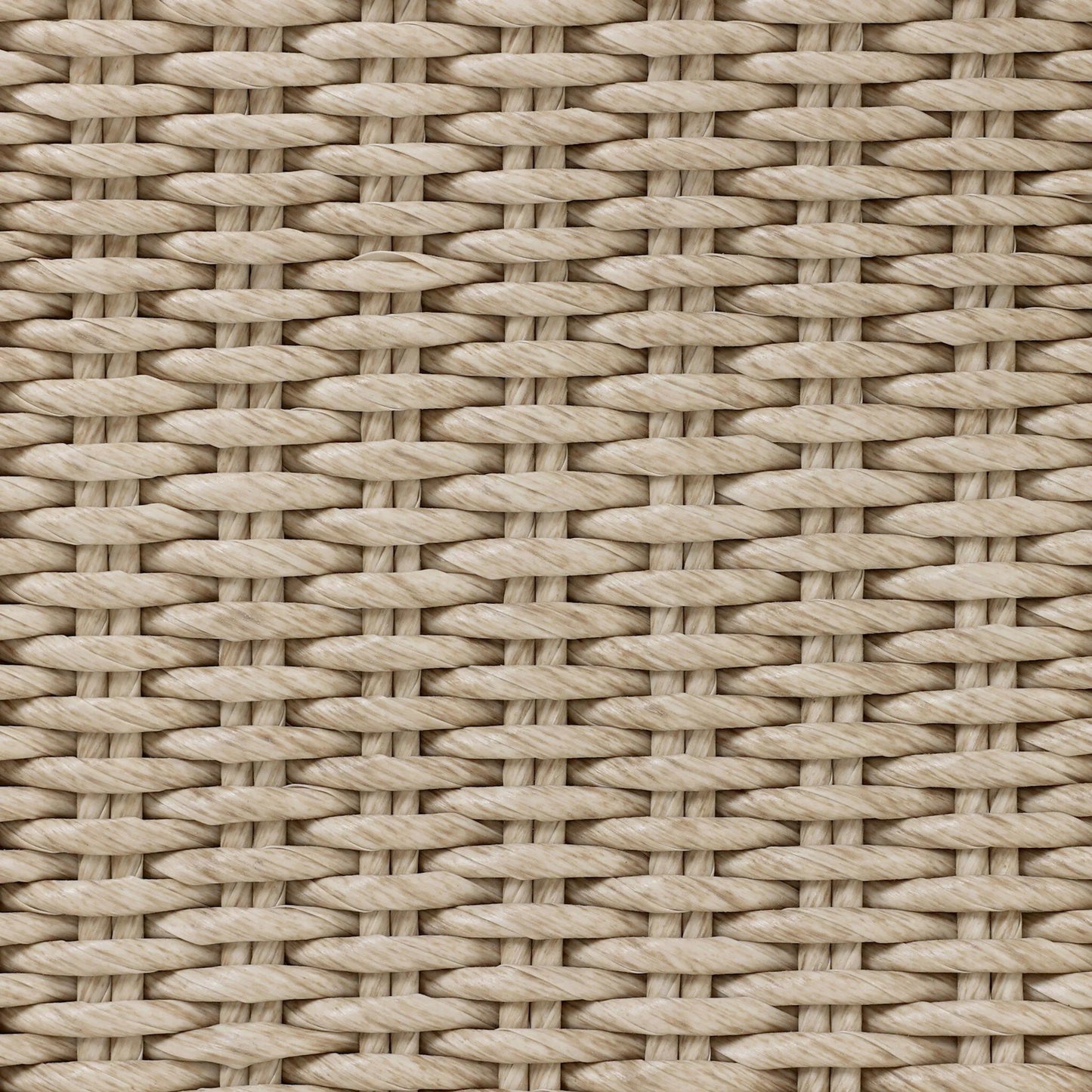 005 SI-2531619 | Closeup | Evander Outdoor Sofa by Four Hands in ramiro ecru, vintage white. Made from 100% polypropylene, 100% polyethylene in a unique style.