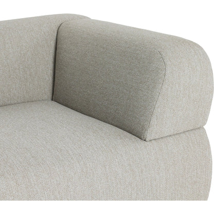 Evander Outdoor Sofa by Four Hands in ramiro ecru, vintage white. Made from 100% polypropylene, 100% polyethylene in a unique style.