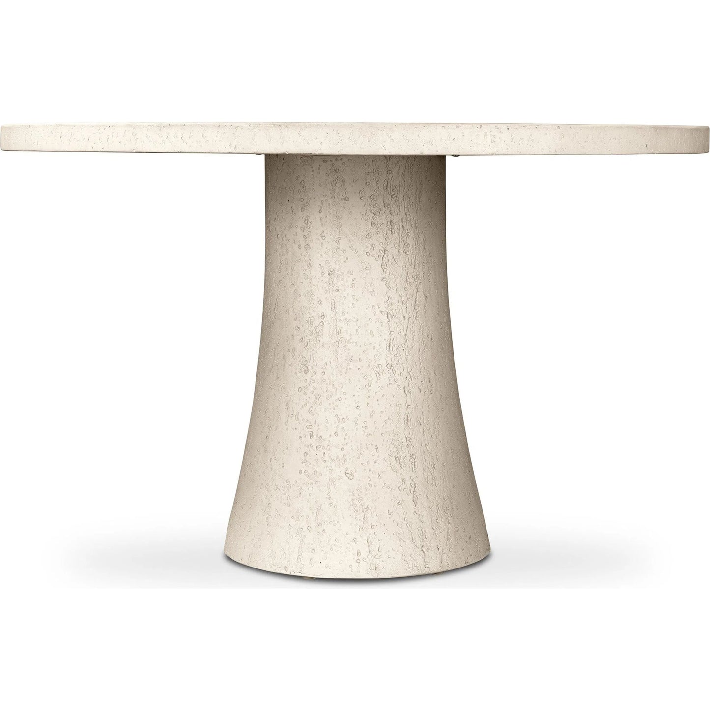 003 SI-2531728 | Additional Silo | Varda Outdoor Dining Table by Four Hands in coarse ivory concrete. Made from solid concrete in a unique style.