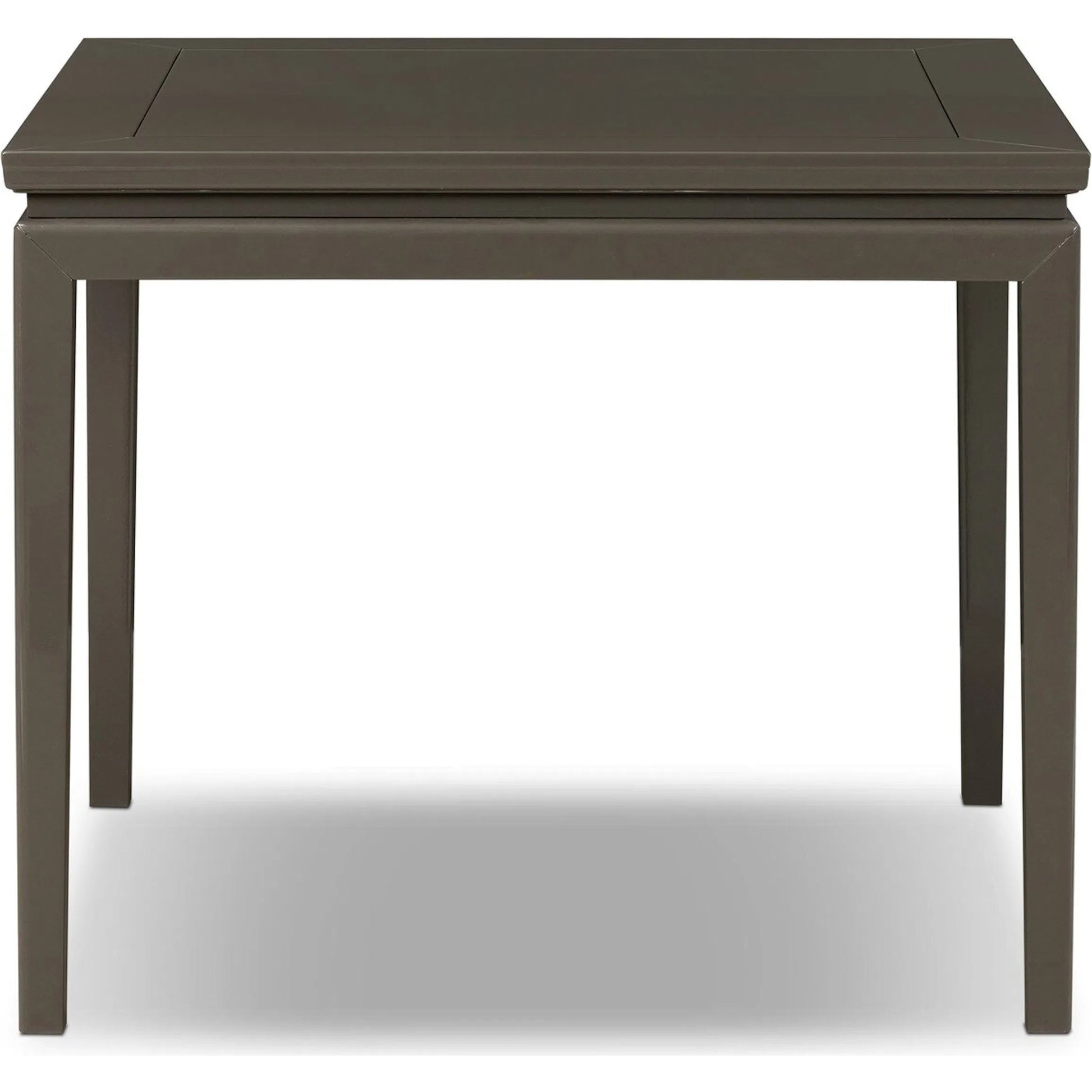 Mishelle Mahjong Table by Four Hands in olive lacquer rubberwood, olive lacquer poplar. Made from solid parawood, engineered hardwood, solid poplar in a unique style.