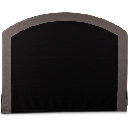 Oasley Slipcover Bed by Four Hands. Made from 61% polyester, 31% viscose (rayon), 8% flax/linen, solid parawood in a unique style.