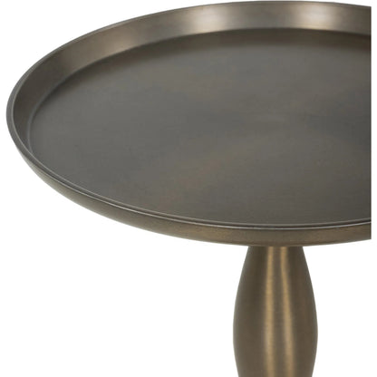 Arden End Table by Four Hands. Made from aluminum in a transitional style.