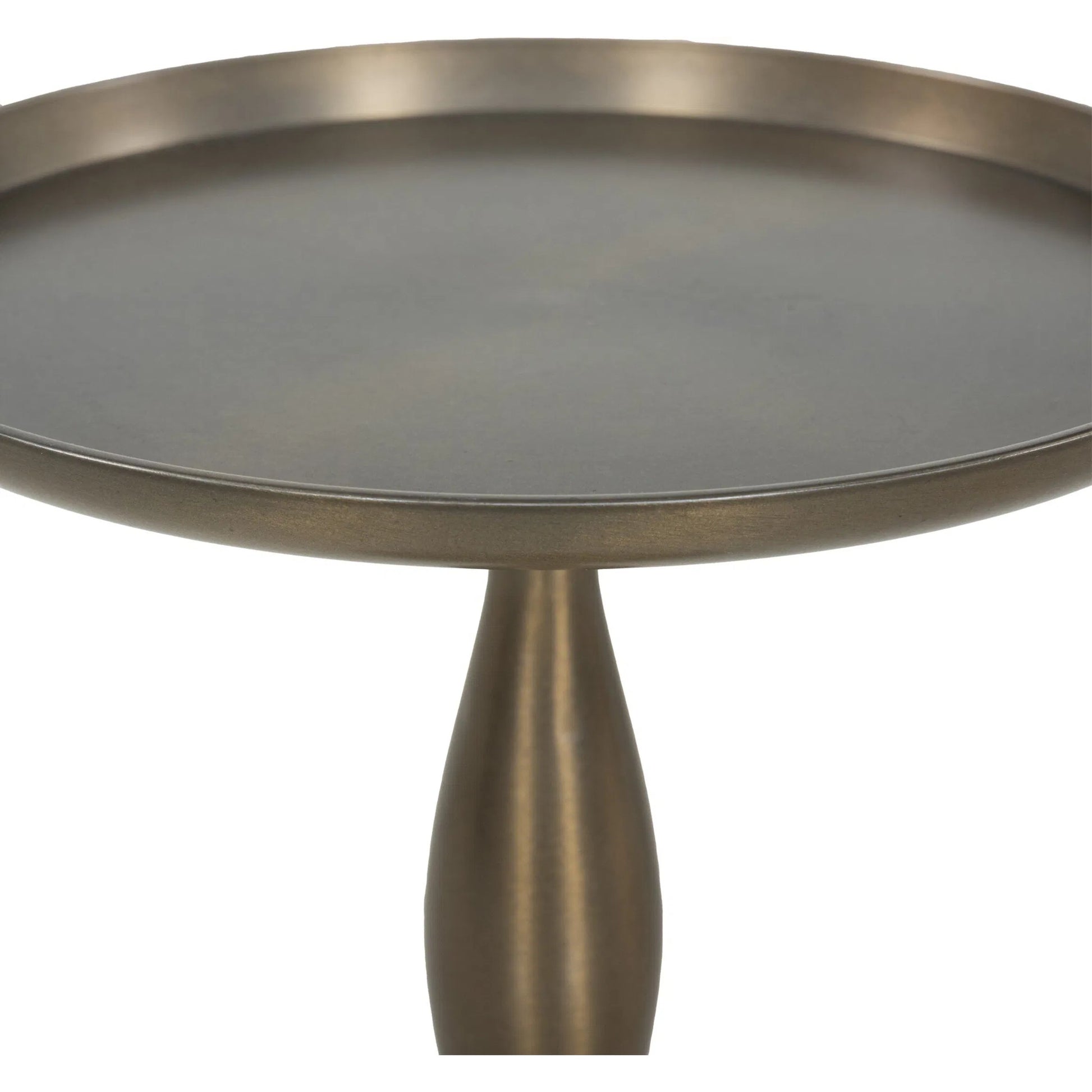 Arden End Table by Four Hands. Made from aluminum in a transitional style.