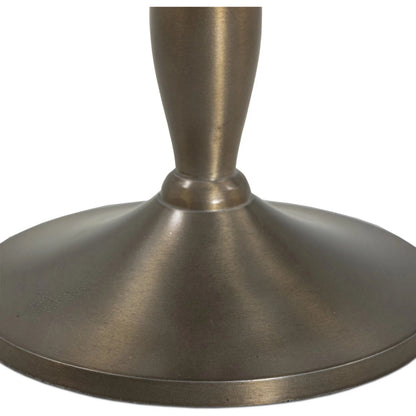Arden End Table by Four Hands. Made from aluminum in a transitional style.