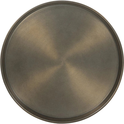 Arden End Table by Four Hands. Made from aluminum in a transitional style.