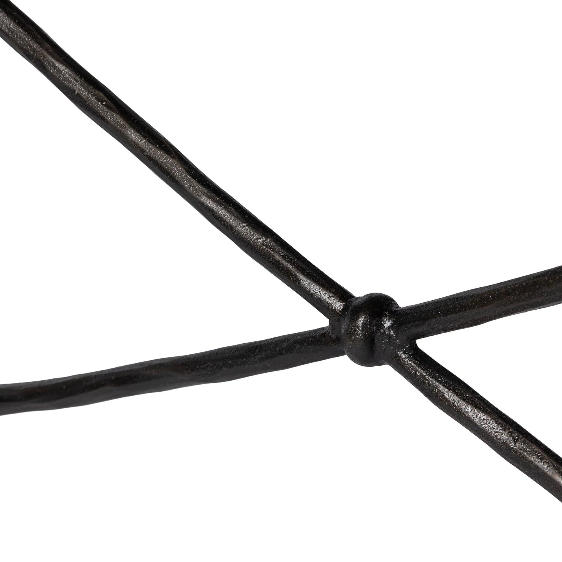 Jade Console Table by Four Hands in textured bronze, hammered bronze. Made from iron in a unique style.