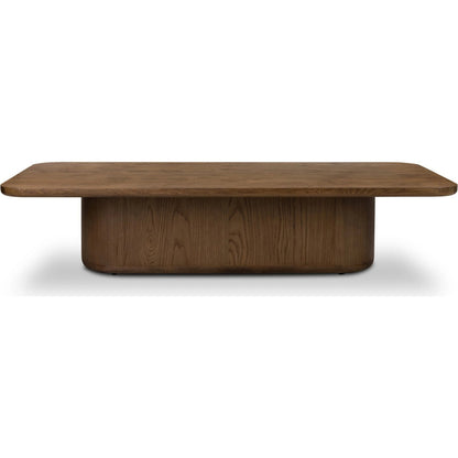 Morley Coffee Table by Four Hands in rye medium burl oak veneer, rye oak veneer. Made from oak veneer, solid oak in a unique style.