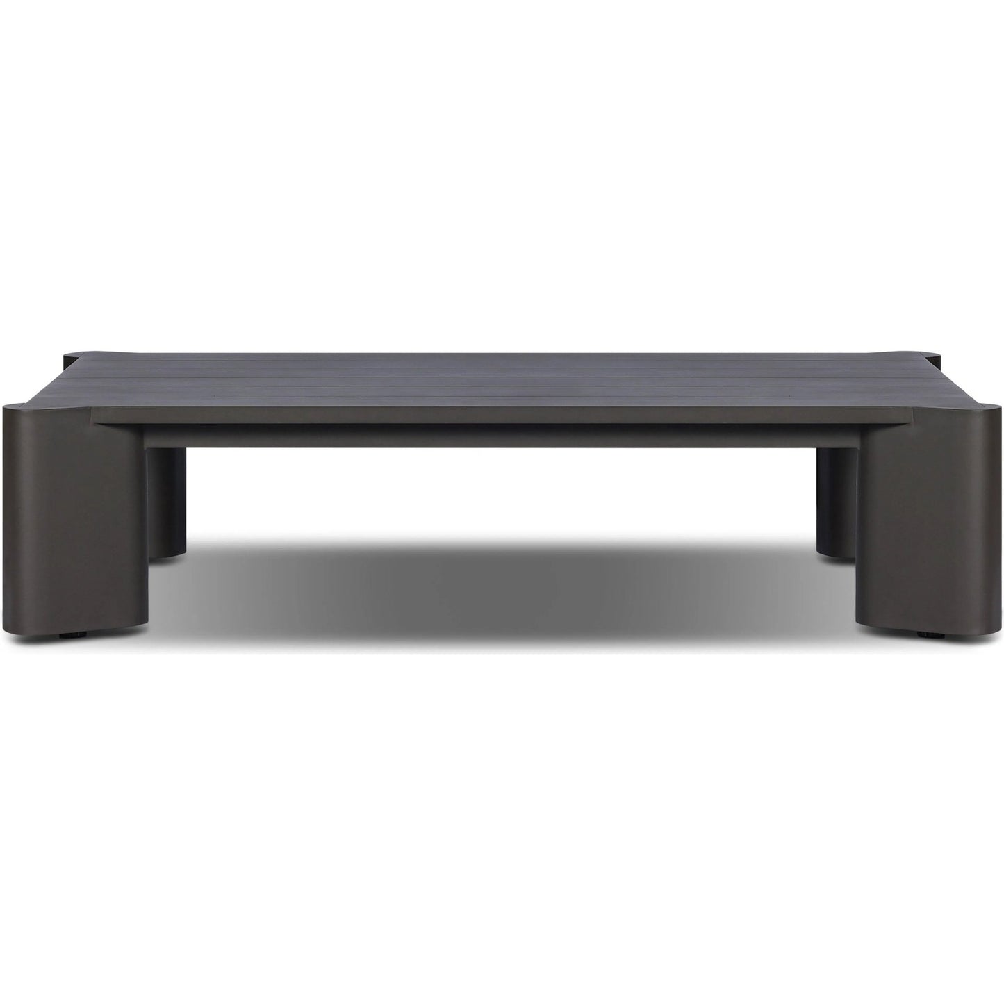 002 SI-2535338 | Additional Silo | Soho Outdoor Metal Coffee Table by Four Hands in bronze. Made from aluminum in a unique style.