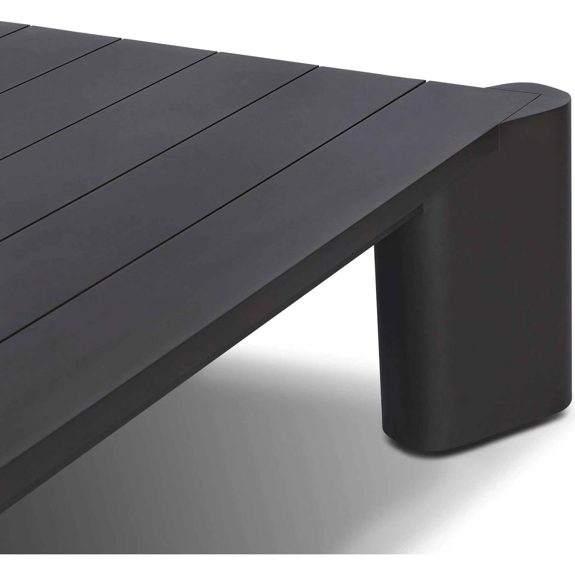 Soho Outdoor Metal Coffee Table by Four Hands in bronze. Made from aluminum in a unique style.