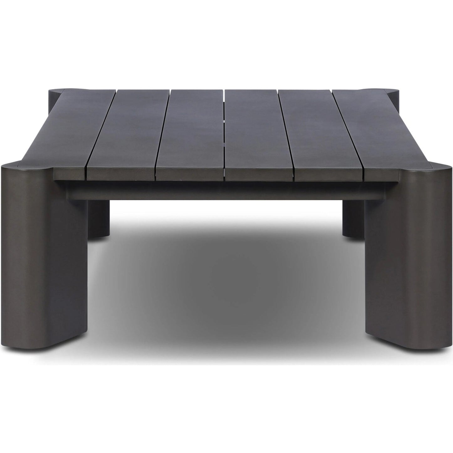 001 SI-2535338 | Additional Silo | Soho Outdoor Metal Coffee Table by Four Hands in bronze. Made from aluminum in a unique style.