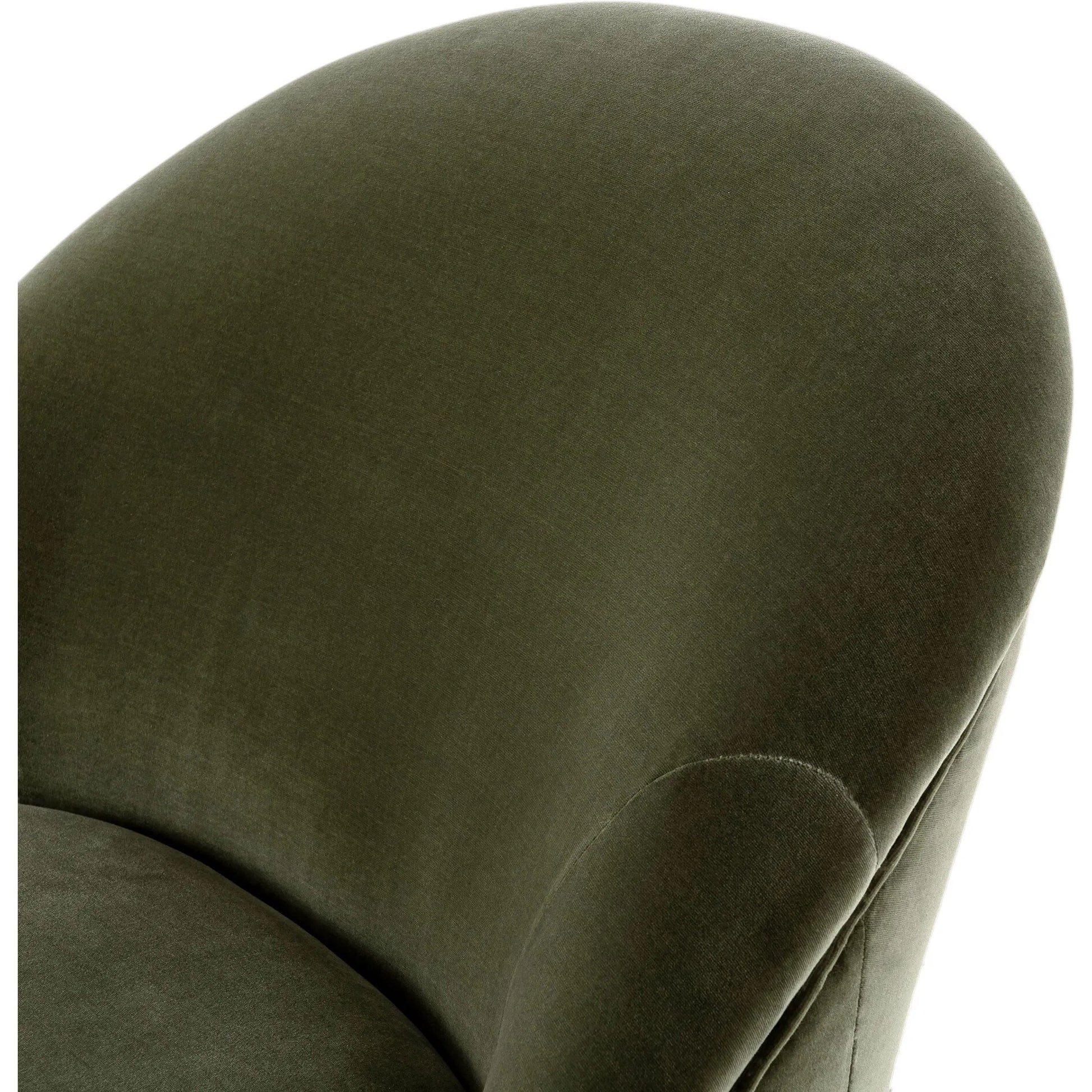 Vereb Swivel Chair by Four Hands in surrey sage. Made from 76.8% cotton, 23.2% polyester in a unique style.