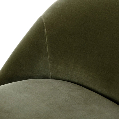 Vereb Swivel Chair by Four Hands in surrey sage. Made from 76.8% cotton, 23.2% polyester in a unique style.