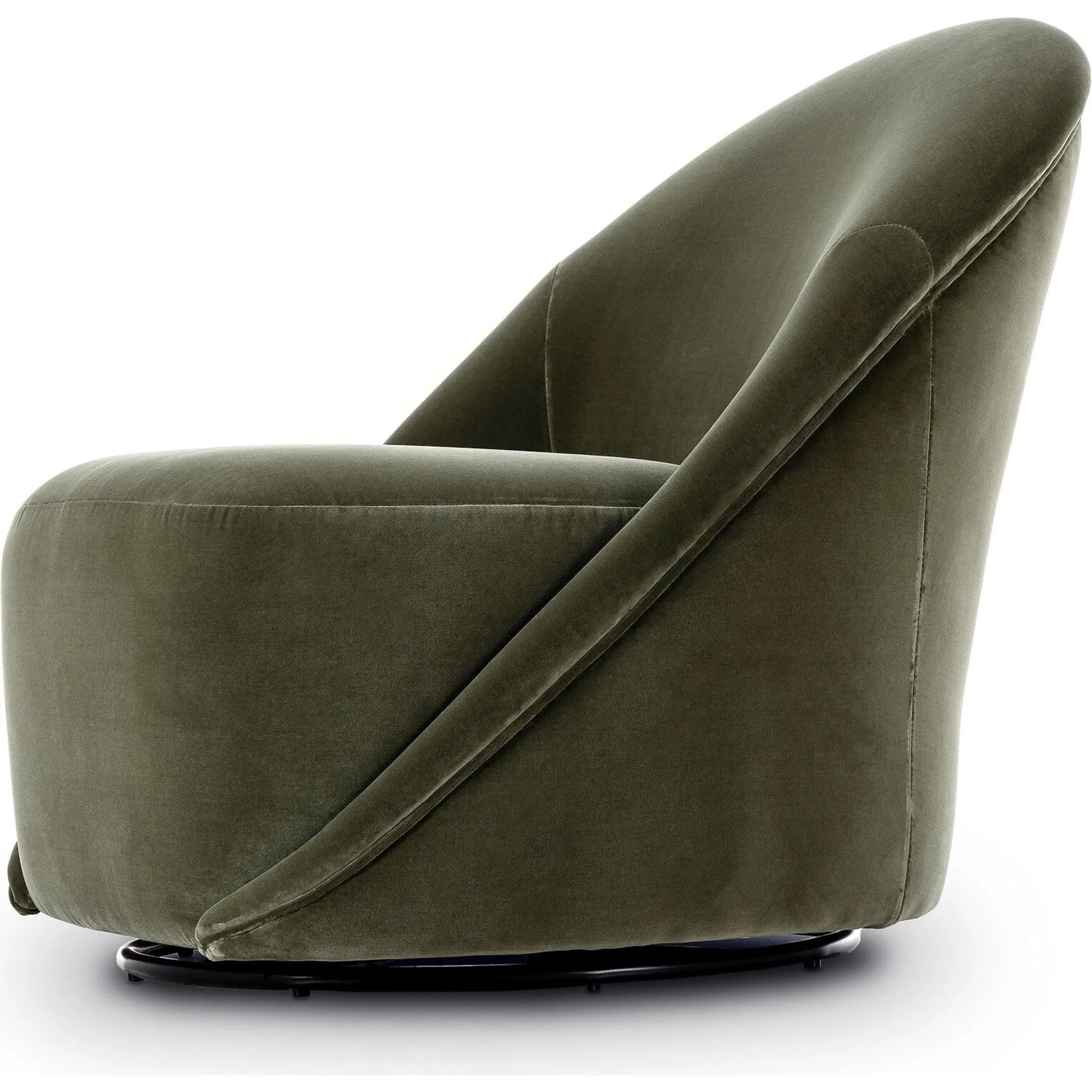 Vereb Swivel Chair by Four Hands in surrey sage. Made from 76.8% cotton, 23.2% polyester in a unique style.